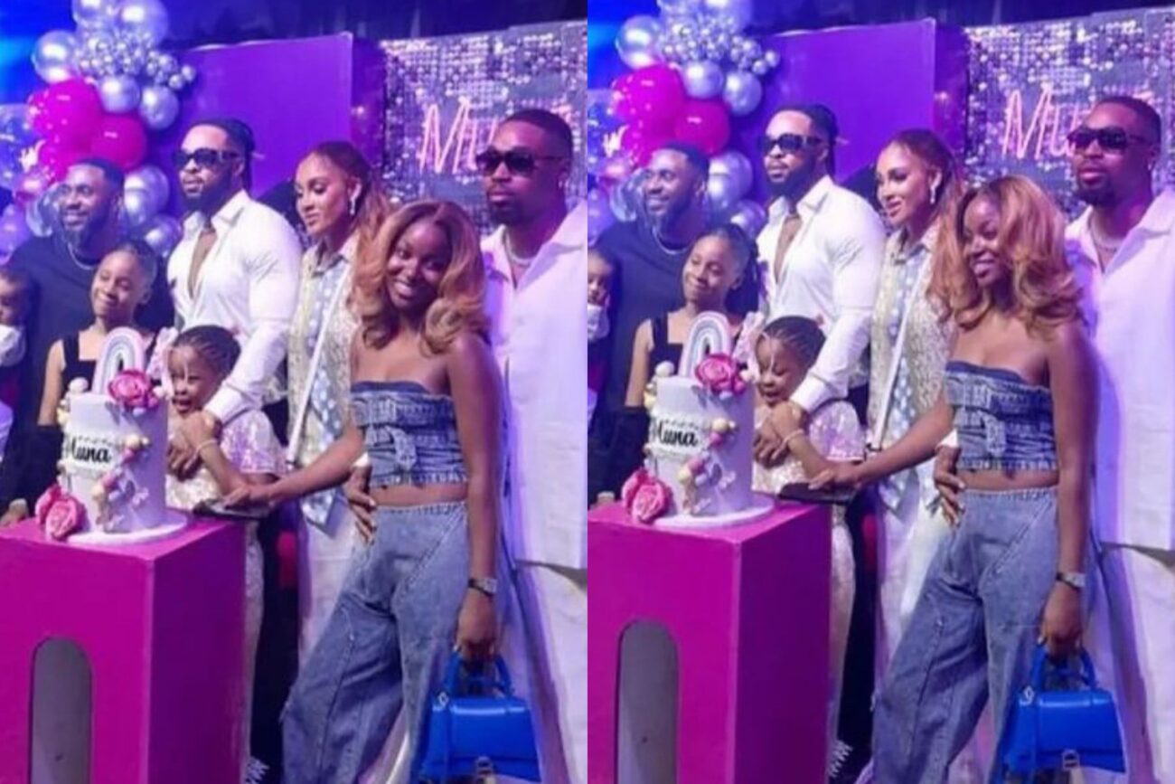 Flavor and Sandra Okagbue throw party for daughter's birthday